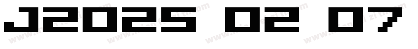 J2025 02 07 09字体转换